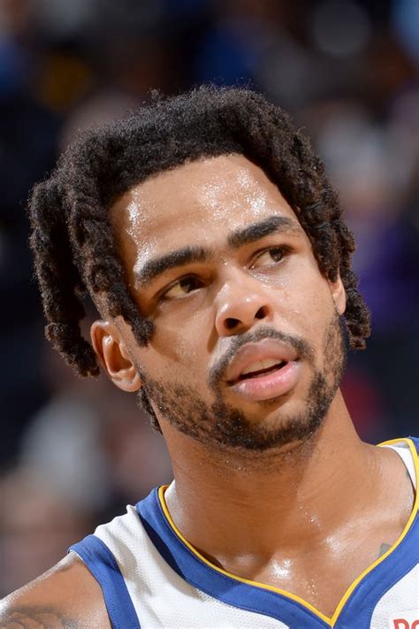 He opted for a slicked-back look that is popular among men in the NBA. . Dangelo russell hair